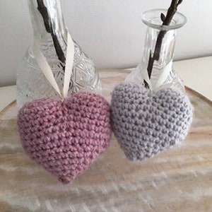 Instructions crochet pattern heart image 1