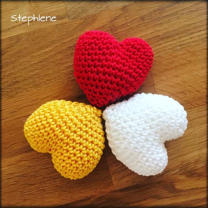 Instructions crochet pattern heart image 2