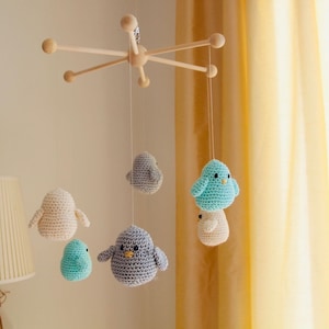 Crochet kit crochet baby mobile bird crochet set