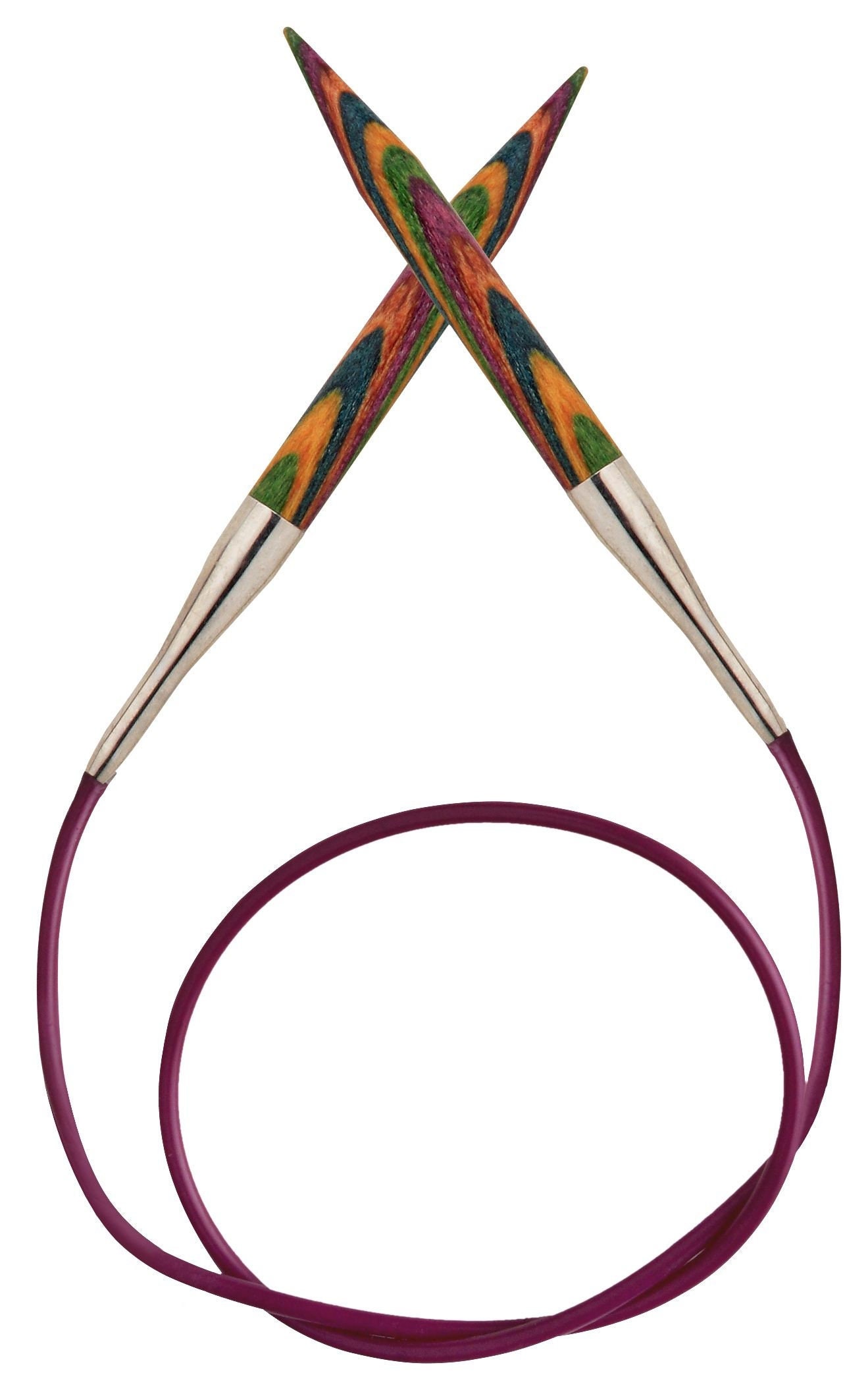 Prym Natural(Symfonie Wood) Interchangeable Circular Knitting Needles/Pins  40cm
