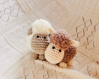 Crochet set cuddly sheep crochet kit amigurumi