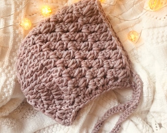 Babybonnet Bonnet Crocheted Baby Hat Baby Hat Newborn Winter Hat