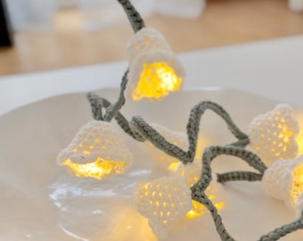 DIY Crochet Kit "Bellflower String Lights" - Crochet Pattern by Lana Grossa