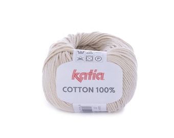 COTTON 100% Katia Yarns Häkelgarn Häkeln Baumwolle