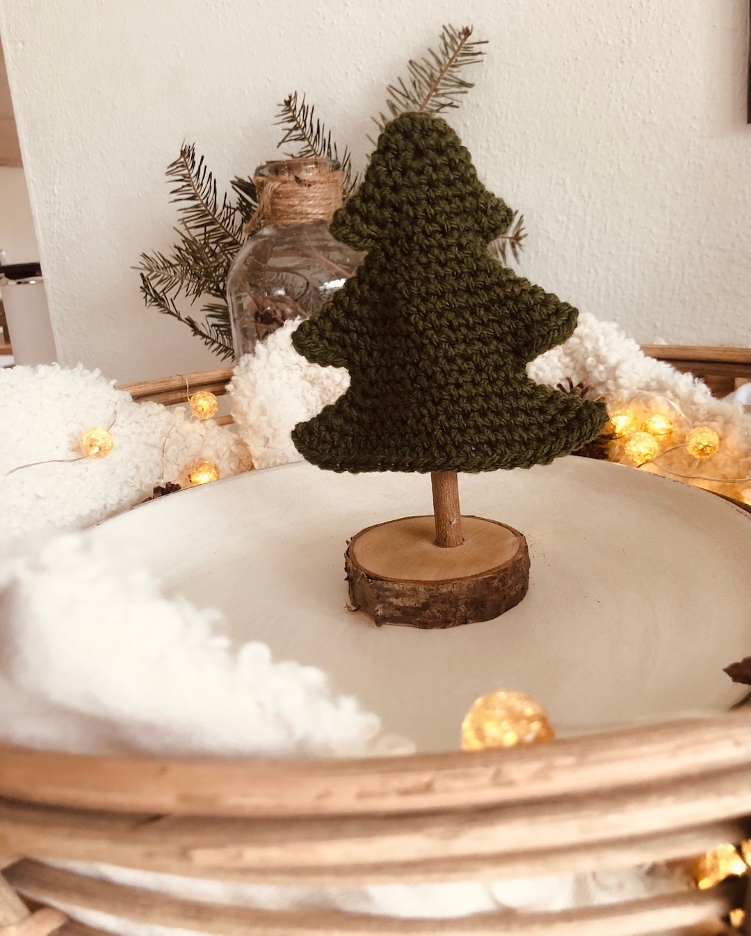 Tannenbaum Tanne gehäkelt in verschiedenen Farben Etsy.de