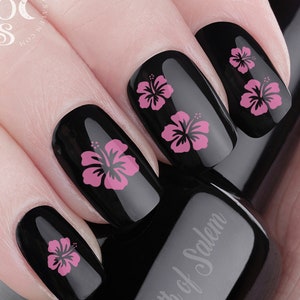 5PCS Acrylic Nail Charms Embossed Floret Petal Nail Art Decoration