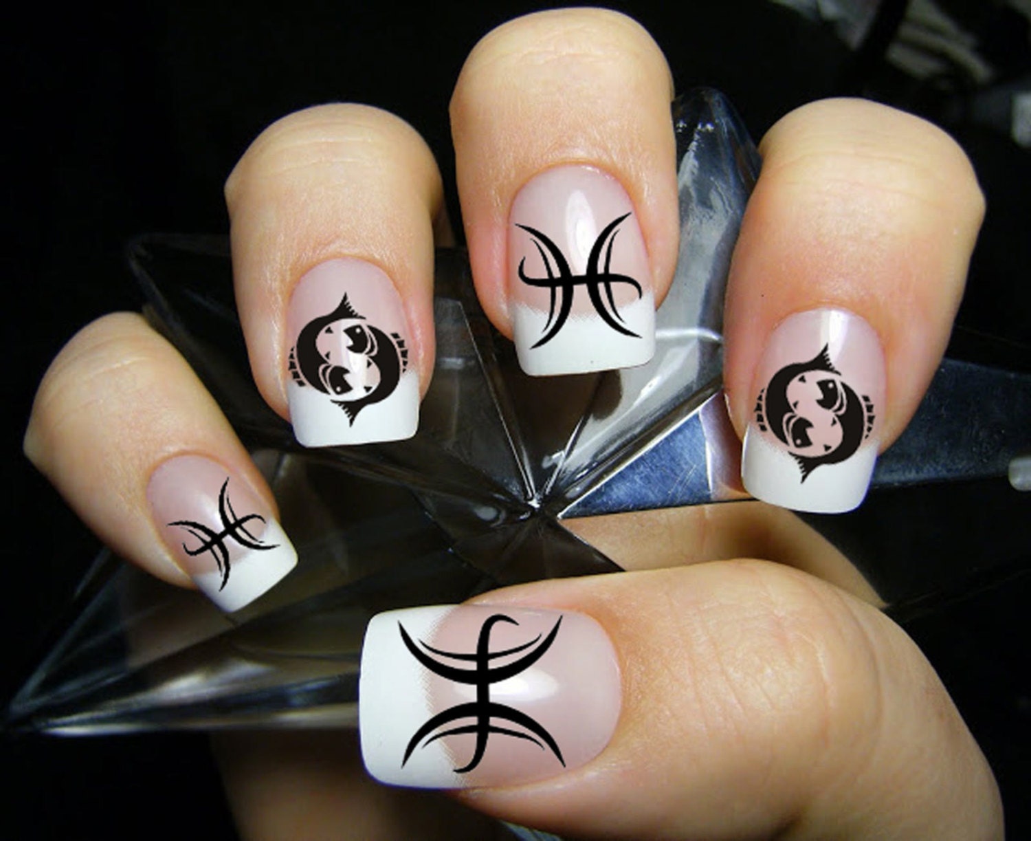 PISCES Nail Art ZPC 37 ZODIAC Fish Symbols Astrology Etsy