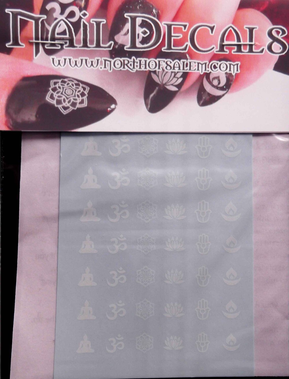 49 YOGA Nail Art Waterslide Decals YOGA Gift MEDITATION Gift Etsy