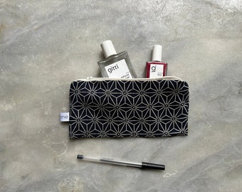 Cosmetic bag stars, make-up bag, beauty, makeup bag, toiletry bag. Cosmetic bag, cotton, travel kit