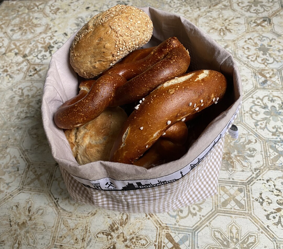 Fabric Bread Basket Dortmund Utensil Breakfast Bread Bag Etsy