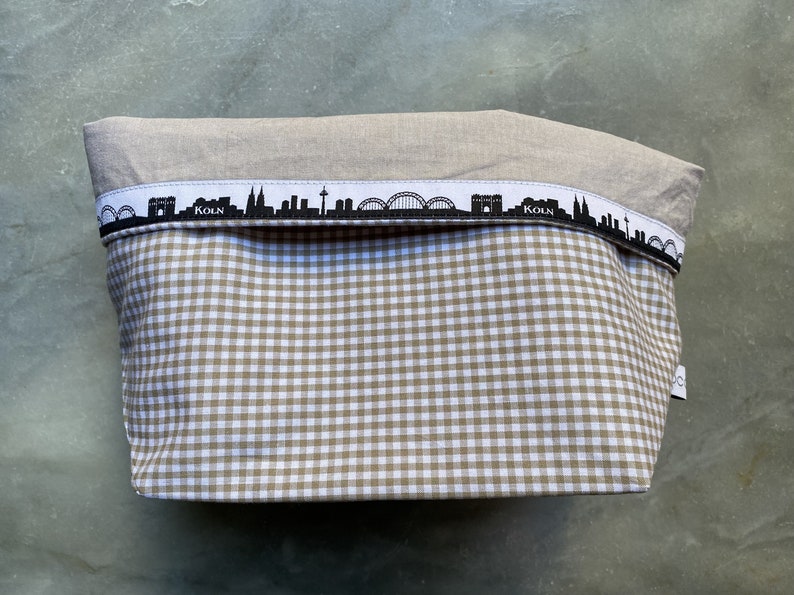 Fabric bread basket Cologne, utensil, breakfast, bread bag, bread basket, cotton, storage image 2