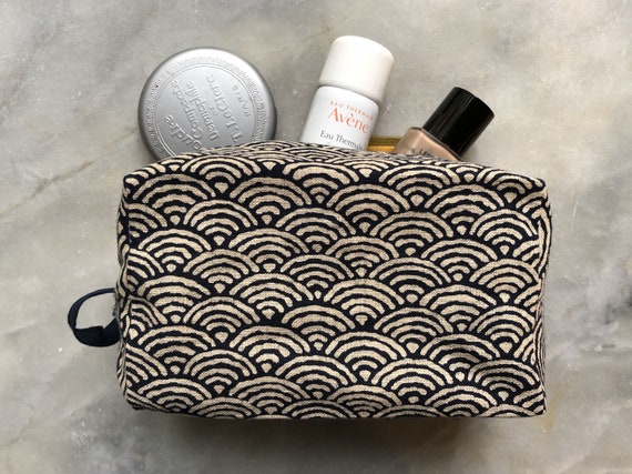Makeup Bag Waves Cosmetic-bag Beauty Makeup Bag Toiletry 