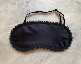 Silk Sleep Mask in Black