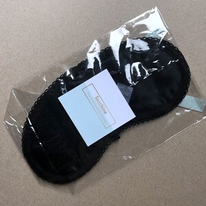 Silk Sleep Mask in Black image 8