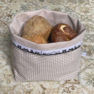 Fabric bread basket Cologne, utensil, breakfast, bread bag, bread basket, cotton, storage image 1