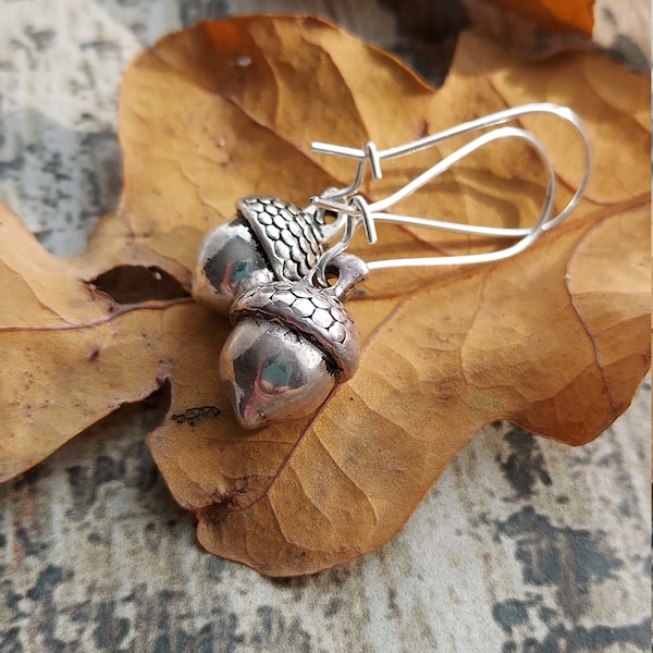 Metal Planet Ltd Pewter Acorn Pocket Charm With Gift Bag & Card
