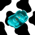 Squidward Clay Ashtray, Handmade Cartoon Smokers Acessory