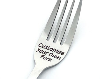 Customized Customized Printed in Full Color Custom Personalized Wooden Fork