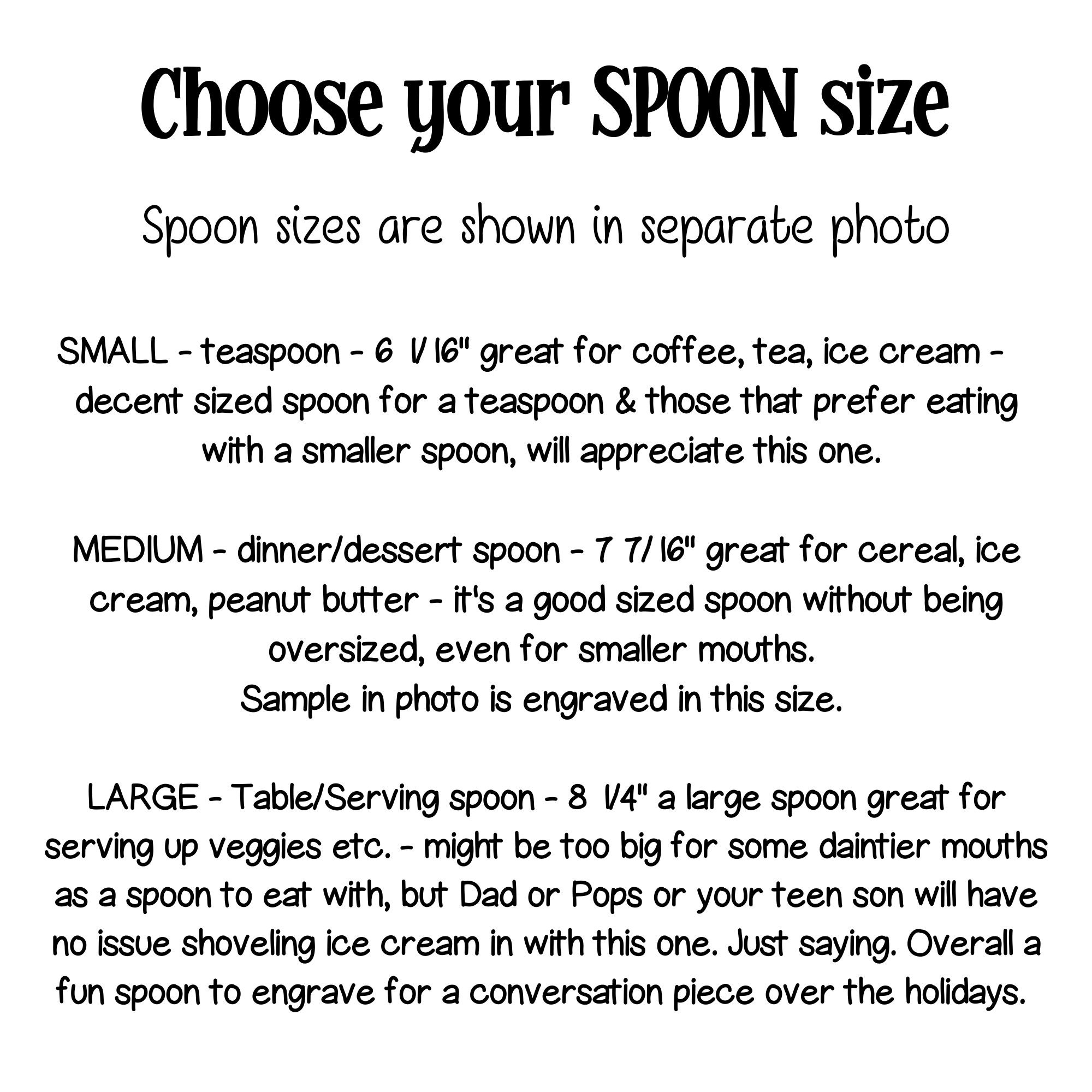 Sampler Spoons 1/4 Teaspoon
