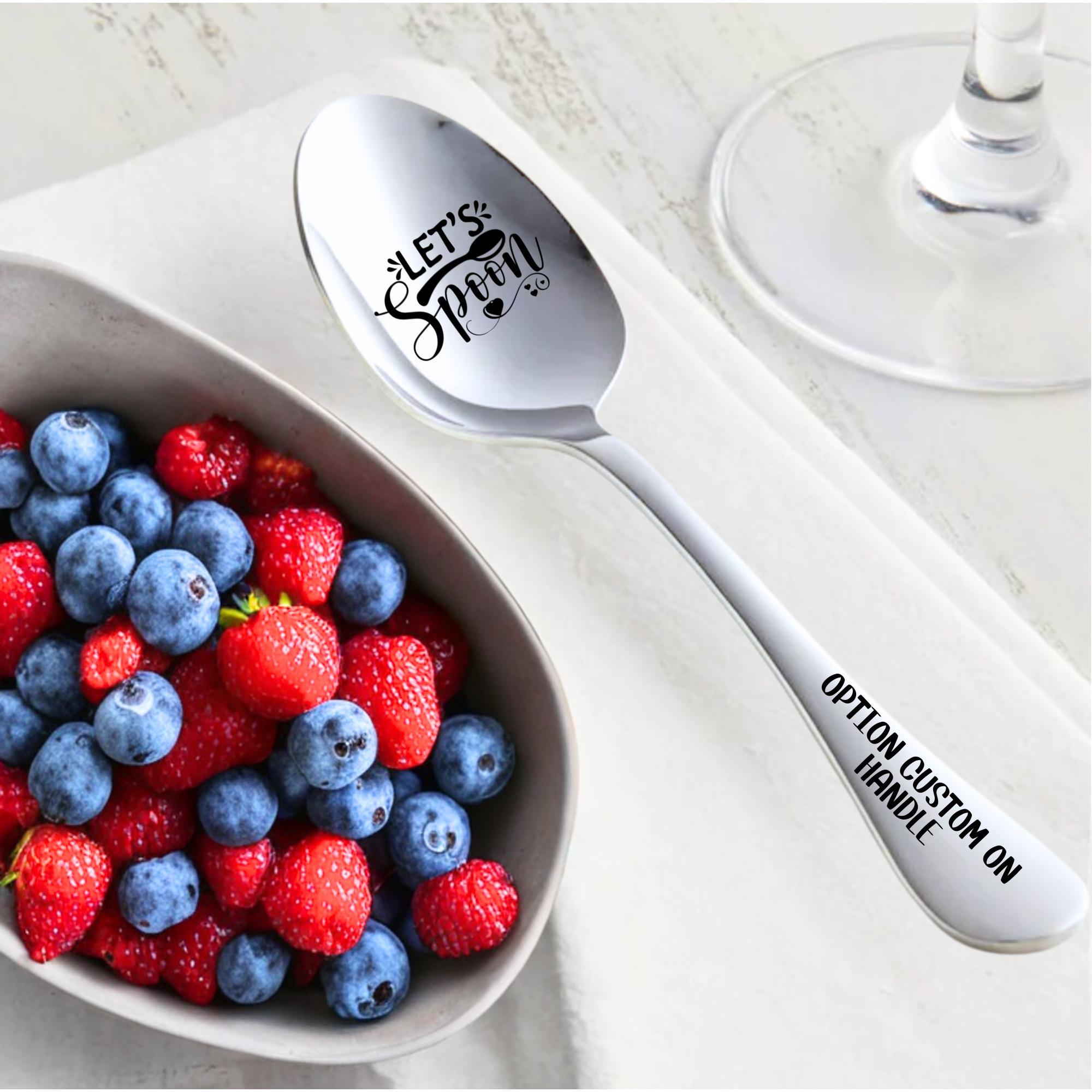 Home & Living Flatware & Silverware Custom Spoon Engraved With Name Nutella Spoo