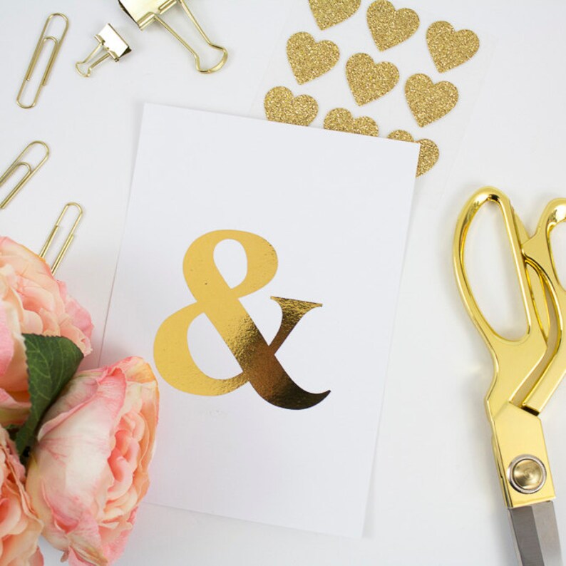 Be Awesome Print Real Gold Foil Print Gold Office Print Etsy