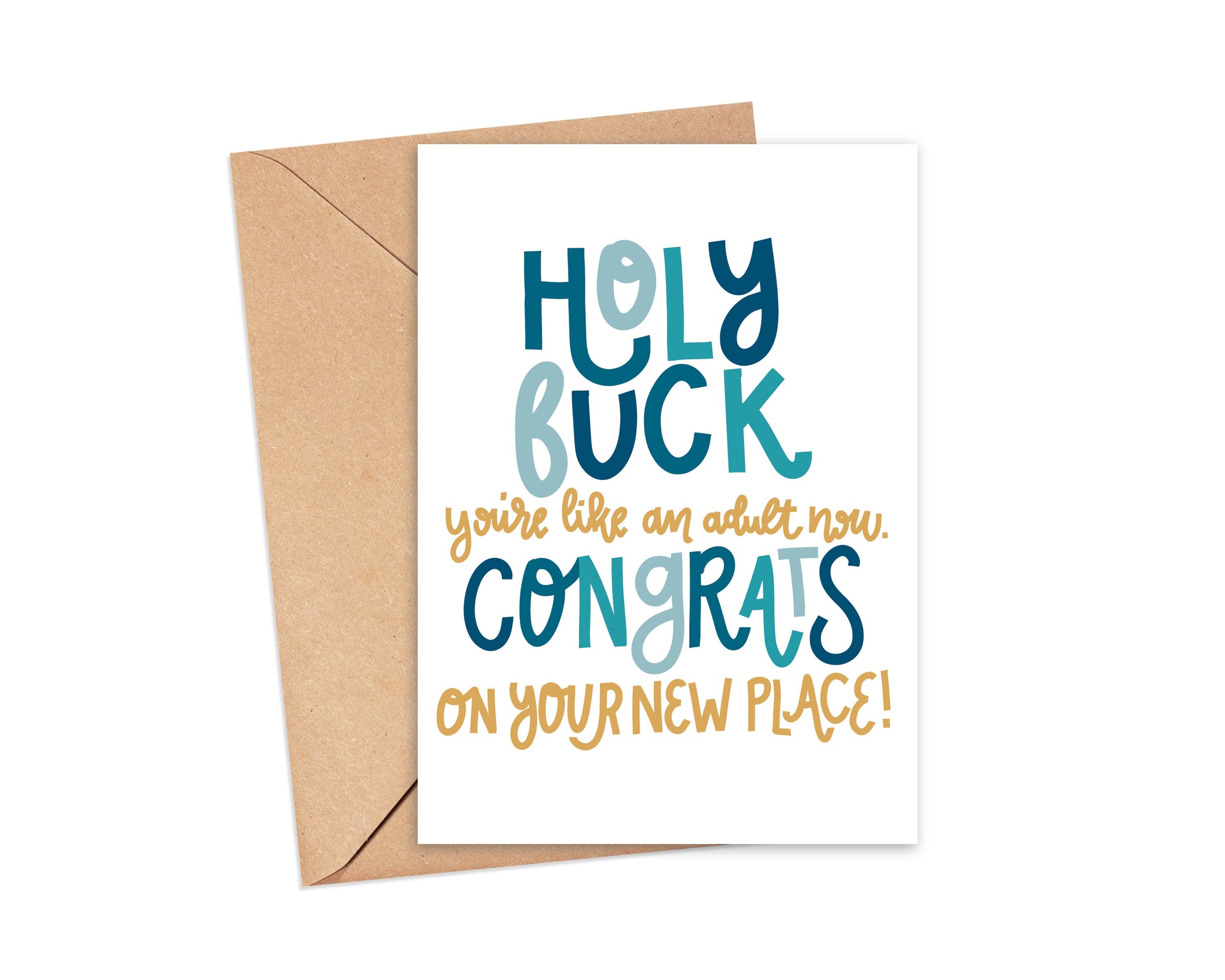 Funny Housewarming Card New House Card Happy New House Card - Etsy
