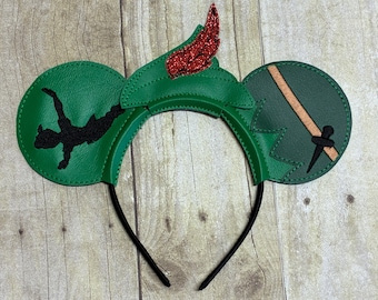 Peet Mouse Ears Headband  Embroidered