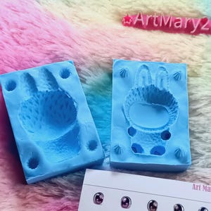 Moldes Labubu para Fimo, argila de polímero