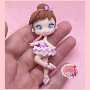 ballerina in fimo, polymer Clay