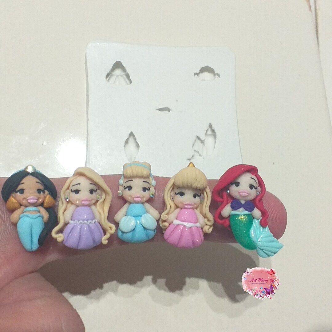 Mini Princess Mold for Polymer Clay, Fimo - Etsy