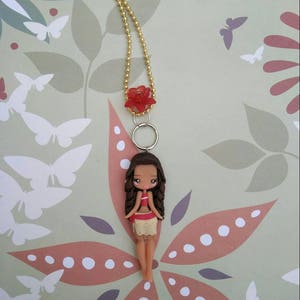 Moana necklace in fimo, polymer clay