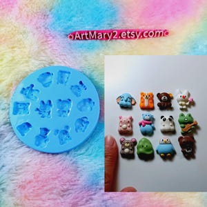 molde animais para fimo, argila polimérica