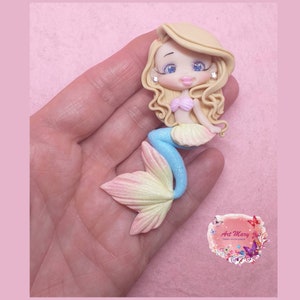 mermaid in fimo, polymer clay
