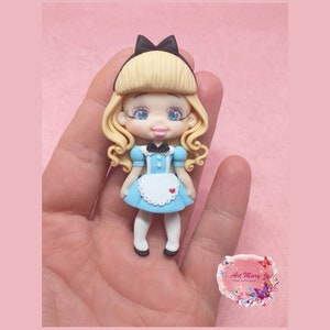 Alice in Wonderland in Fimo, polymer clay