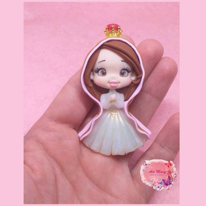 Our lady in fimo, polymer clay