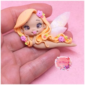 nymph in fimo, polymer clay