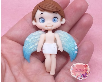 little angel in fimo, polymer clay