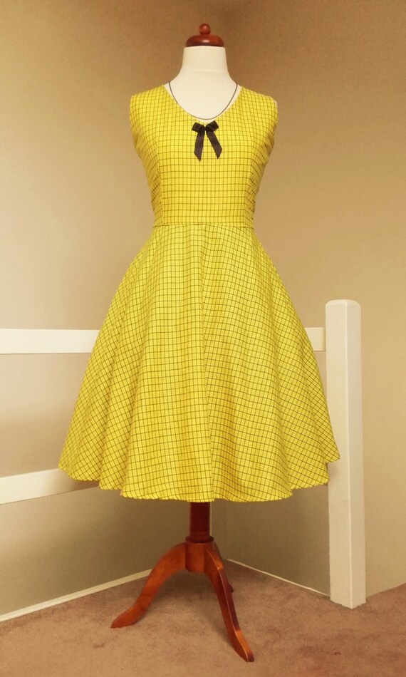 yellow sunday dress