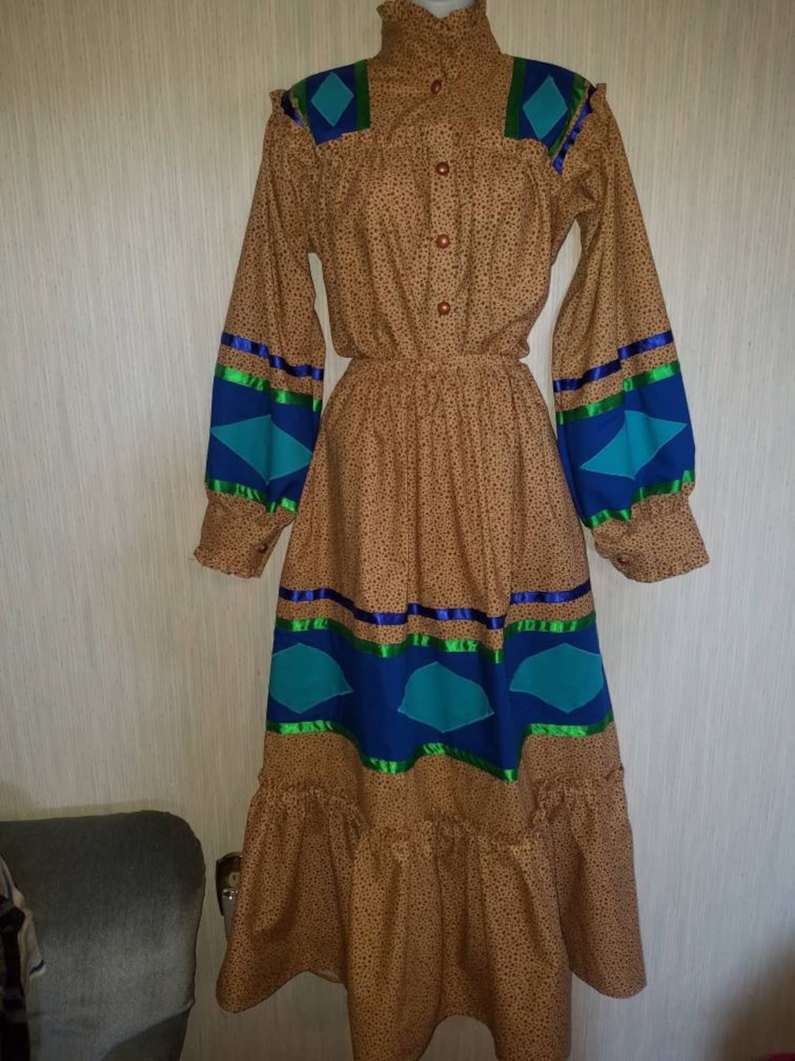 Cherokee tear dress. Native American style regalia. | Etsy