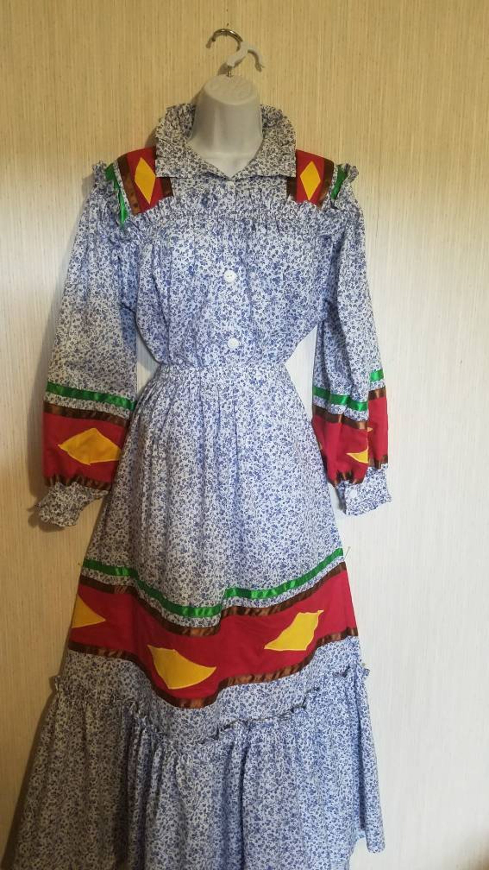 Cherokee tear dress. Native American style regalia. Etsy