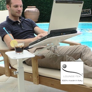 Lounge-book Biały. laptop stand na fotel, sofę, łóżko