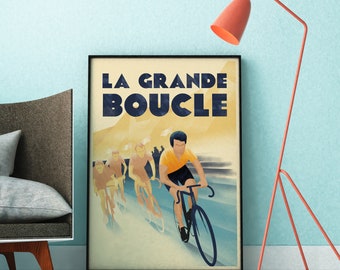 Vintage Tour de France Print