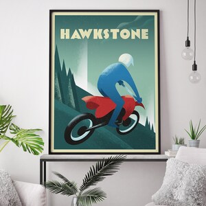 Vintage Motocross Poster