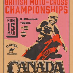 Canada Heights British Motocross Championship Poster