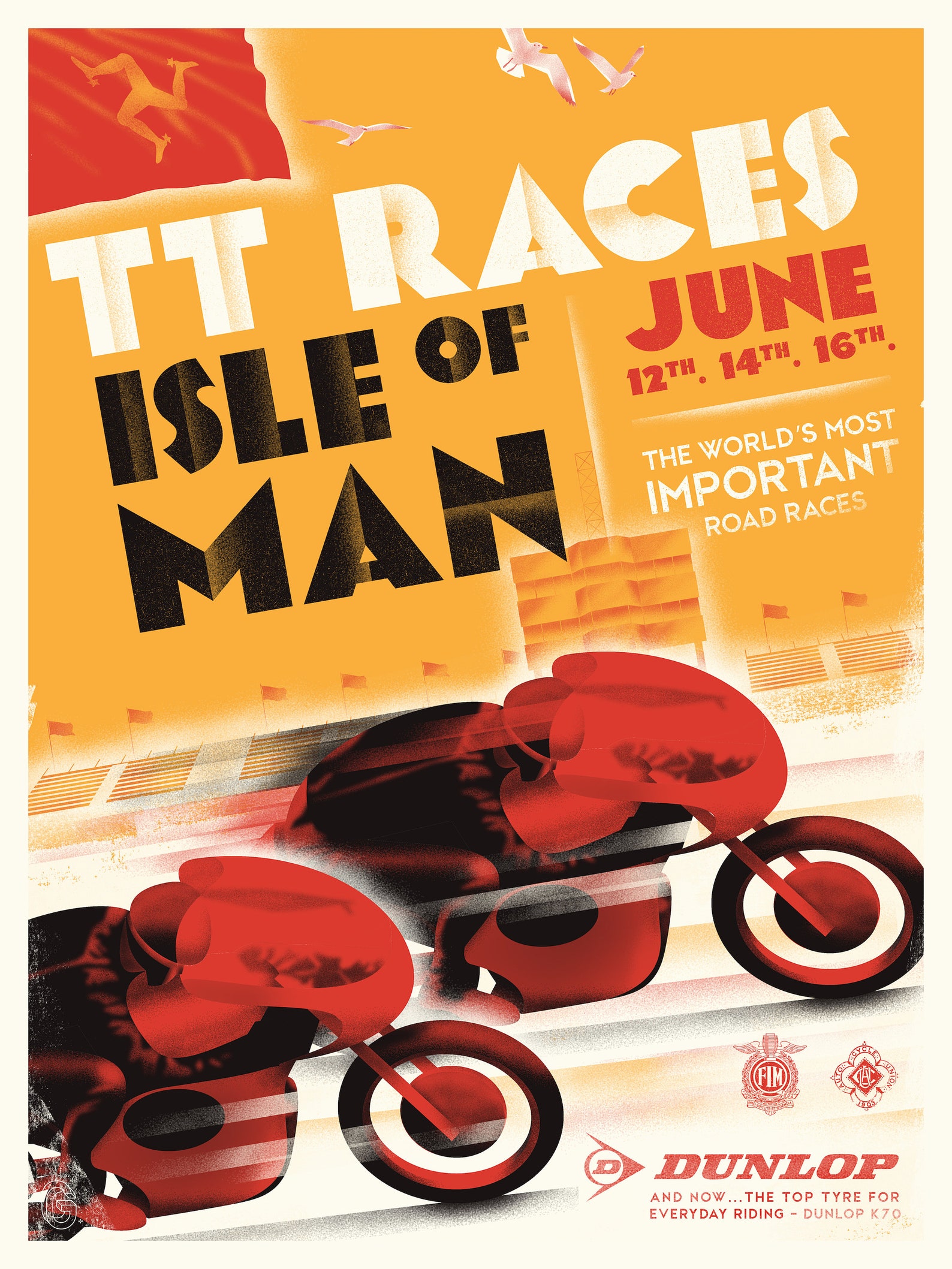 Isle of Man TT Races Poster Etsy