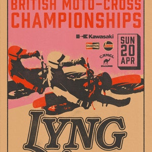 Lyng British Motocross Championship Poster