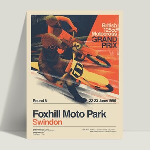 Cartel del Gran Premio Foxhill de 1996