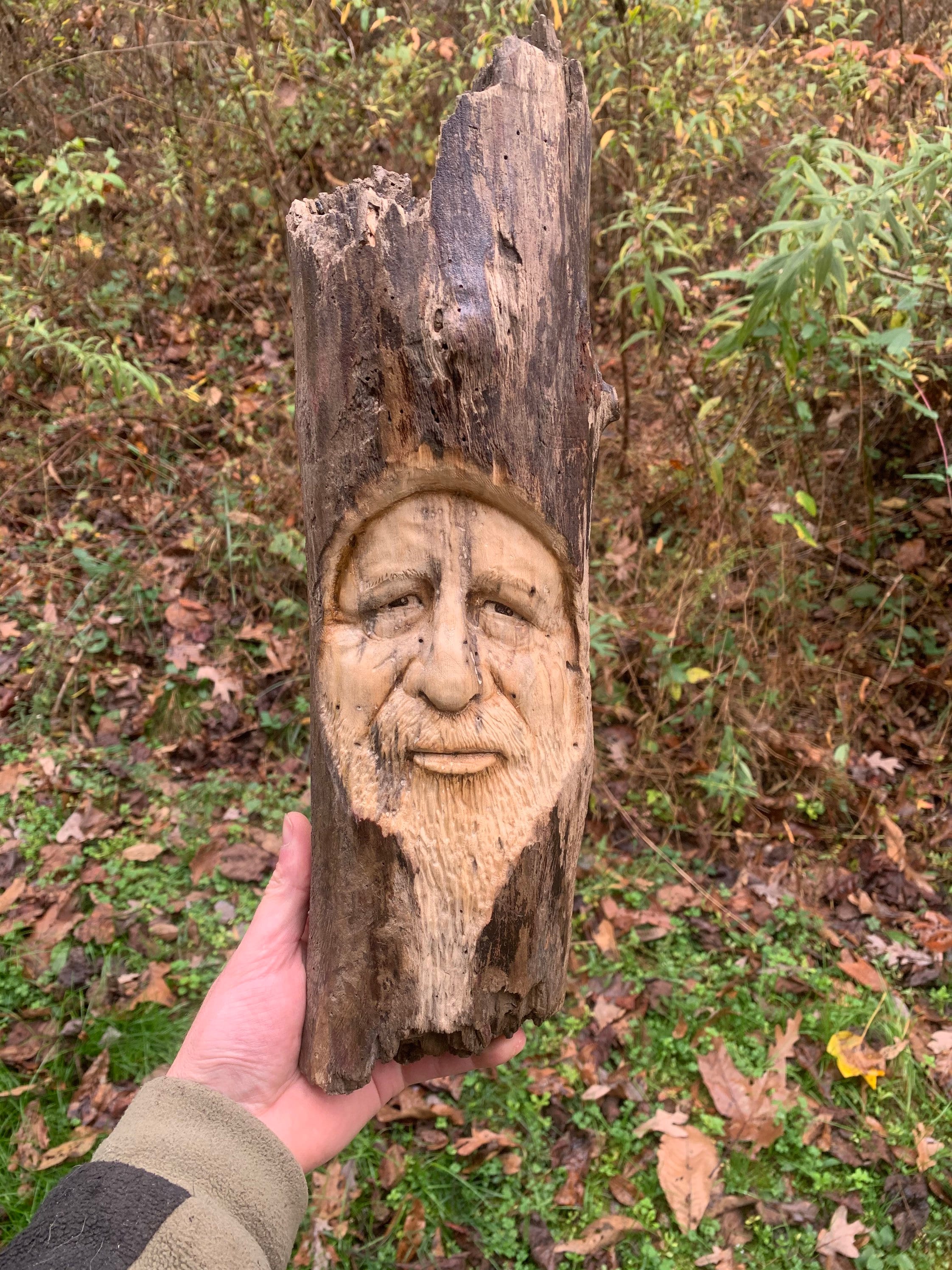 Driftwood Carving, Wood Carving, Wood Spirit Carving, Driftwood Art