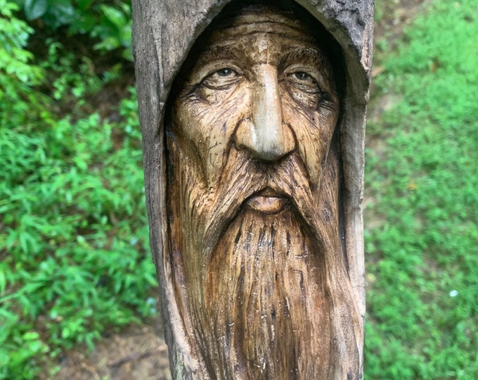 Driftwood Carving, Wood Wall Art, Hand Carved Wood Art, by Josh Carte