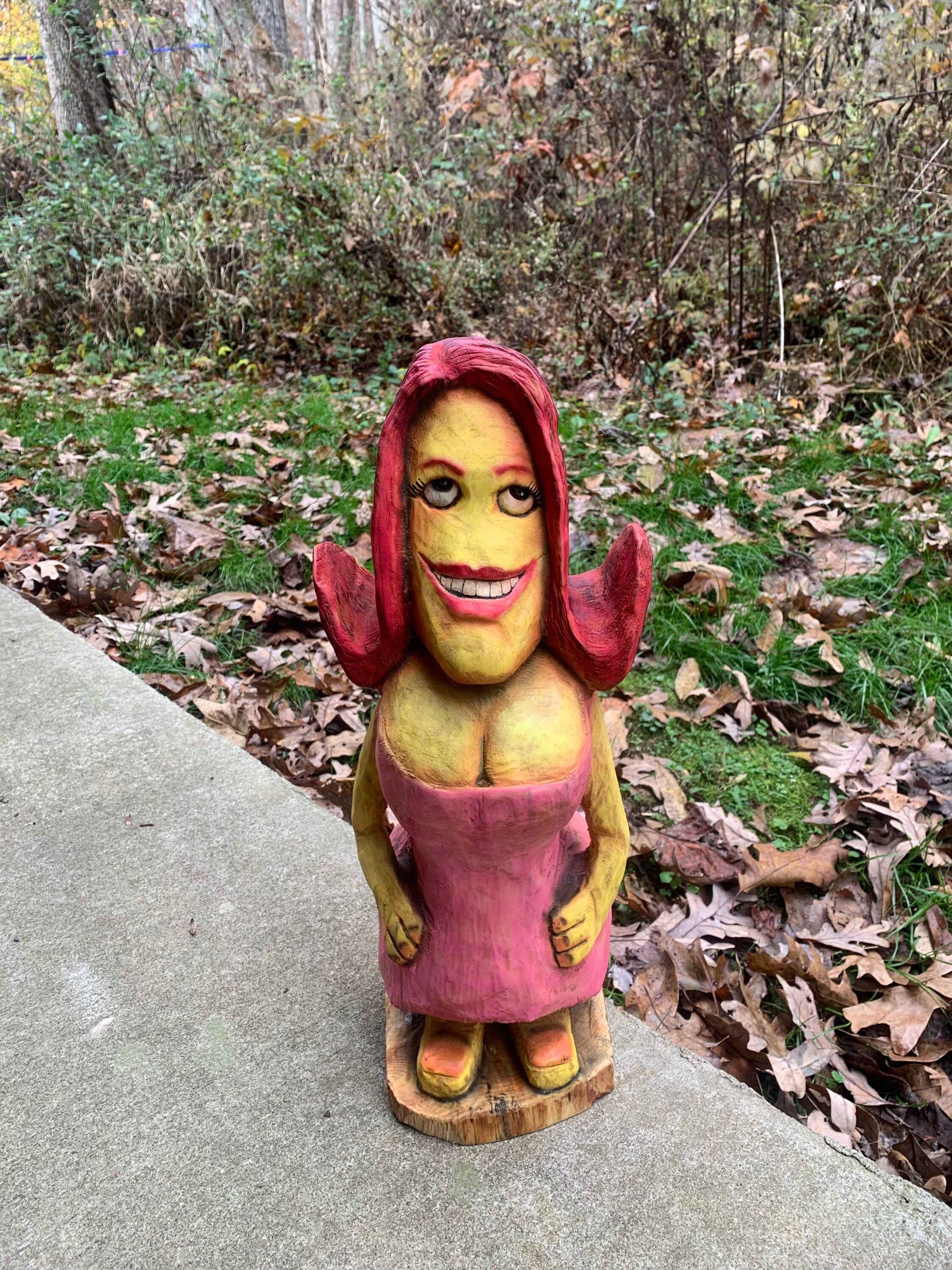 Monster Carving, Chainsaw Carving, Female Wood Carving, Wood Carving